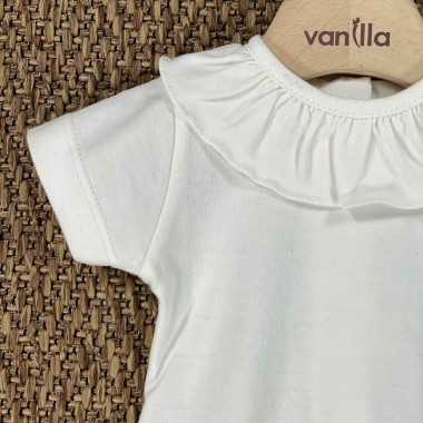 Body collo Rouche Body Manica Corta