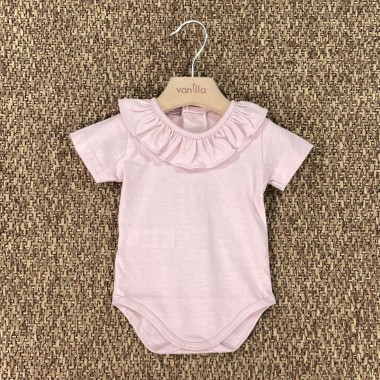 Body collo Rouche Body Manica Corta