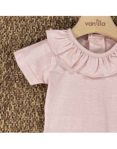 Body collo Rouche Body Manica Corta