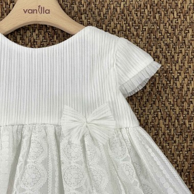 Abito in Tulle e macramè Bimba 2/8 anni