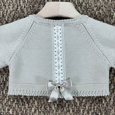 Giacchino elegante fiocco Neonata 0/36