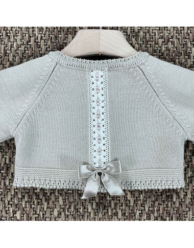 Giacchino elegante fiocco Neonata 0/36