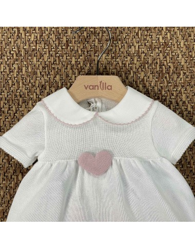 Completo blusa e short cuore Set Nascita e Uscita Clinica