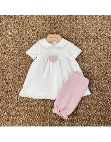 Completo blusa e short cuore Set Nascita e Uscita Clinica