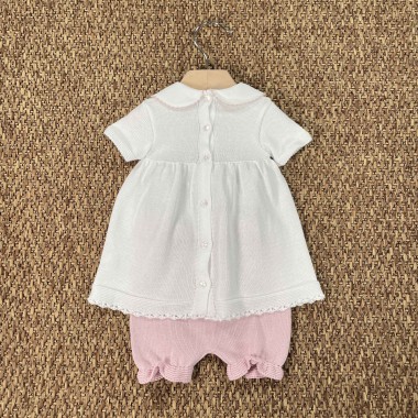 Completo blusa e short cuore Set Nascita e Uscita Clinica