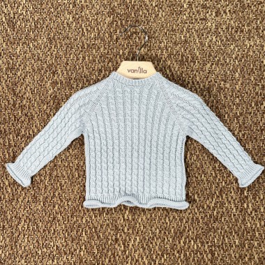 Maglia in filo trecce Cardigan e Maglie