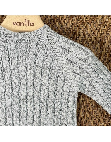 Maglia in filo trecce Neonato 0/36