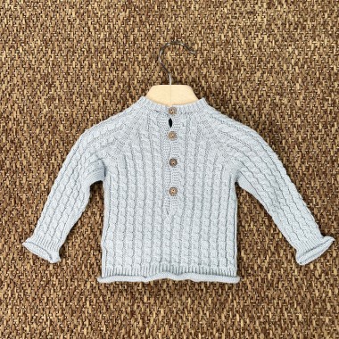 Maglia in filo trecce Cardigan e Maglie