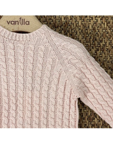 Maglia in filo trecce Neonata 0/36