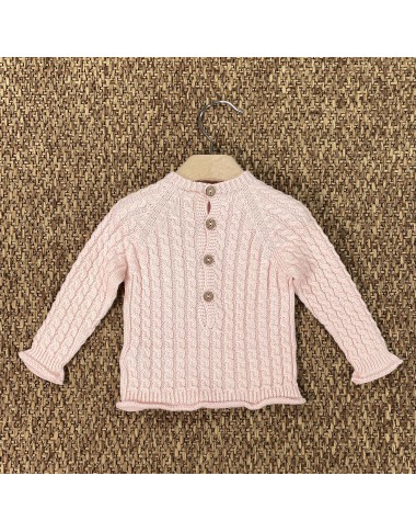 Maglia in filo trecce Neonata 0/36