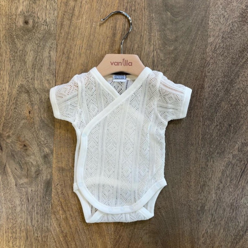 Body incrocio manica corta filo di scozia Intimo