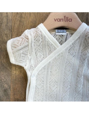 Body incrocio manica corta filo di scozia Intimo