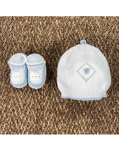 Completo cappello e babbucce ricamate Cappello e Babbucce