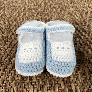 Completo cappello e babbucce ricamate Cappello e Babbucce