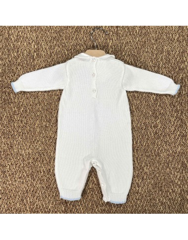 Tutina ricamata a mano filo di cotone Tutine e Set Nascita