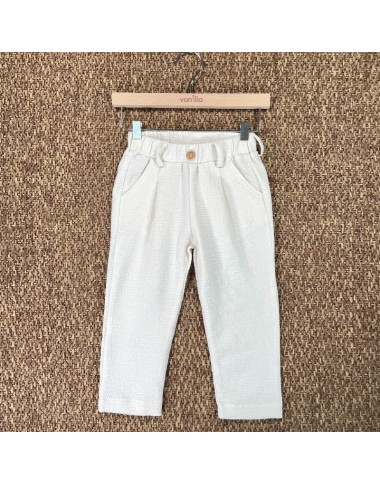 Pantalone seersucker Bimbo 2/8 anni
