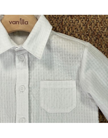 Camicia seersucker Bimbo 2/8 anni
