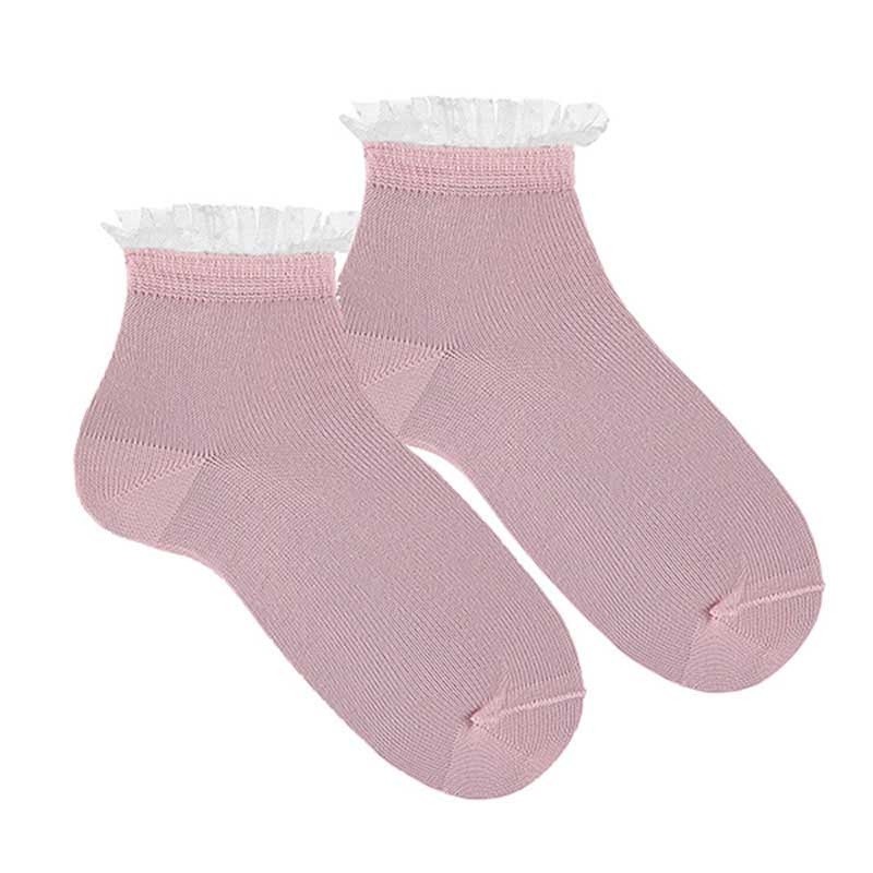 Calzino corto con tulle cerimonia Calzini