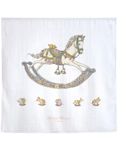 Mussola cavallo a dondolo Mussole e Bavette