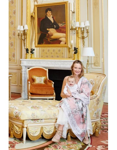 Mussola arazzo rosa intenso Bavetta e Mussole