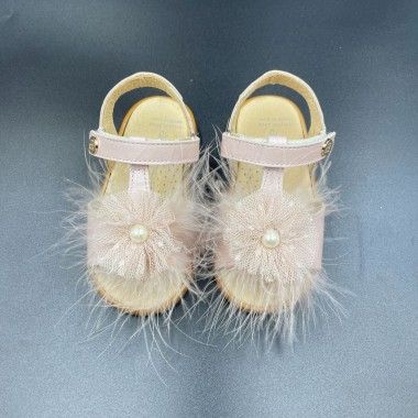 Sandali pizzo e piume Sandali 19/32