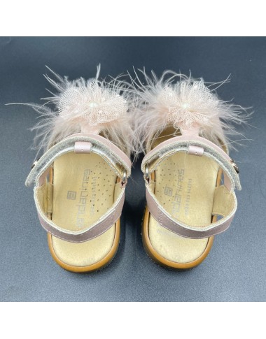 Sandali pizzo e piume Scarpe 19/30