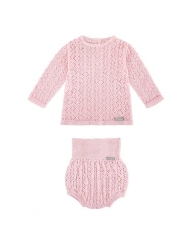 Set maglia e culotte traforata Completo e Pagliaccetto