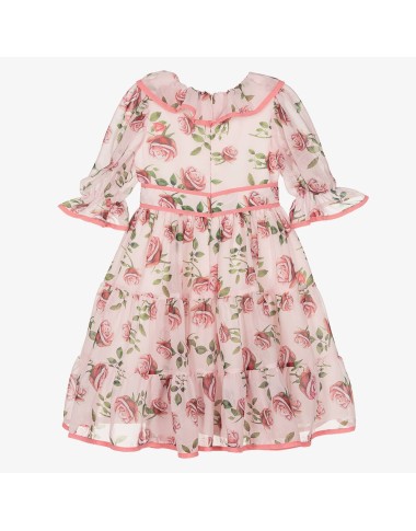 Abito chiffon fiori Bimba 2/8 anni