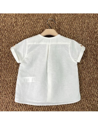 Camicia manica corta in lino T-shirt e Camice