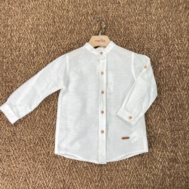 Camicia lino Bimbo 2/8 anni