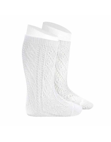 Calzino alto traforato filo Calzini Lunghi