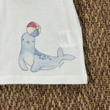 T-shirt loene marino Bimbo 2/8 anni