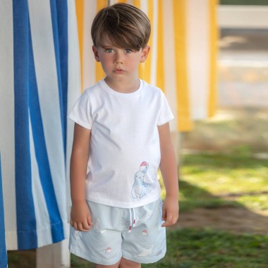 T-shirt loene marino Bimbo 2/8 anni