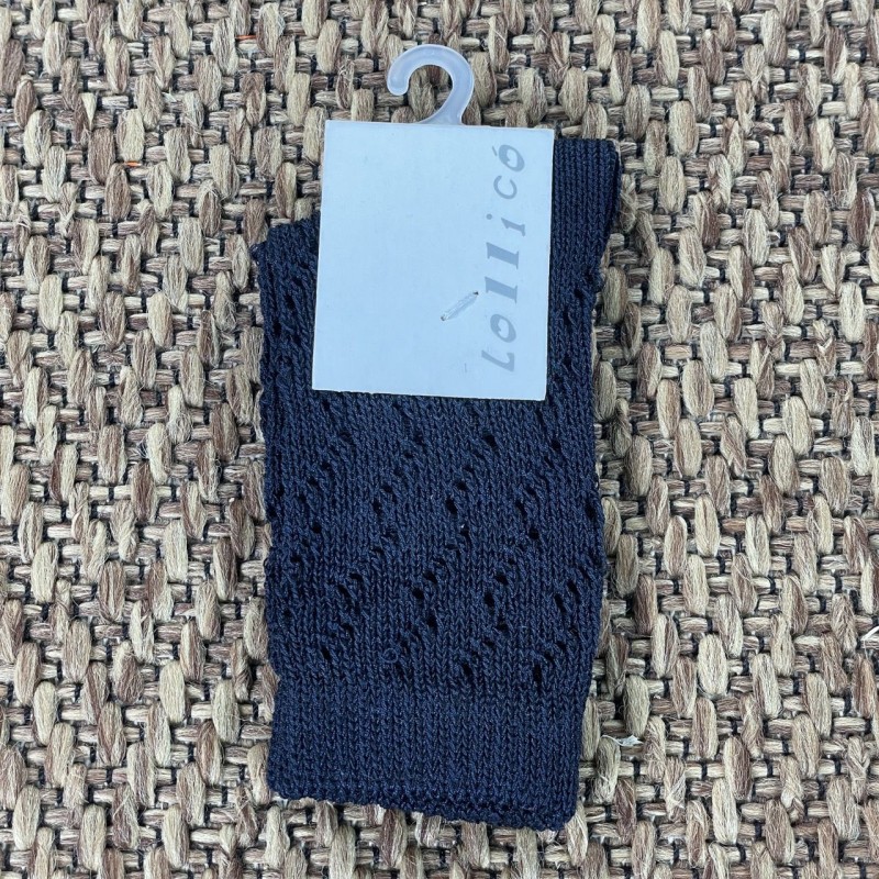 Calzino lungo traforato in filo Calzini