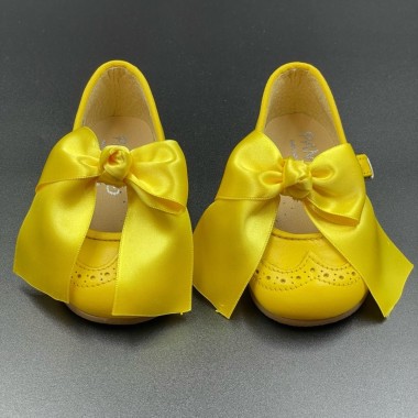 Ballerina con fiocco in raso Scarpe