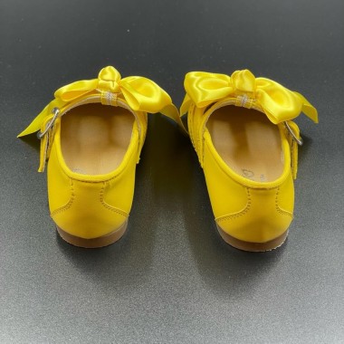 Ballerina con fiocco in raso Scarpe