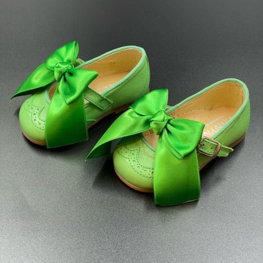 Ballerina con fiocco in raso Scarpe