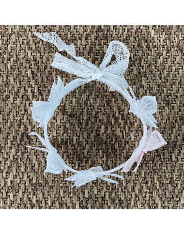 Coroncina con Farfalle organza Cerchietti e Coroncine