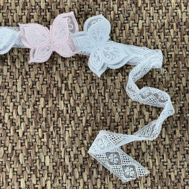 Coroncina con Farfalle organza Cerchietti e Coroncine