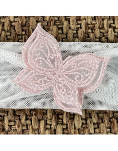 Fascia con Farfalla organza Cerchietti e Coroncine