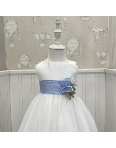 Cintura in lino con Farfalle Cinture e Bretelle