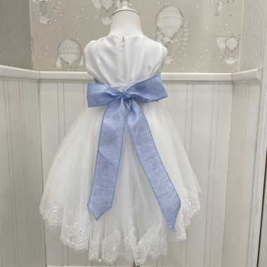 Cintura in lino con Farfalle Cinture e Bretelle