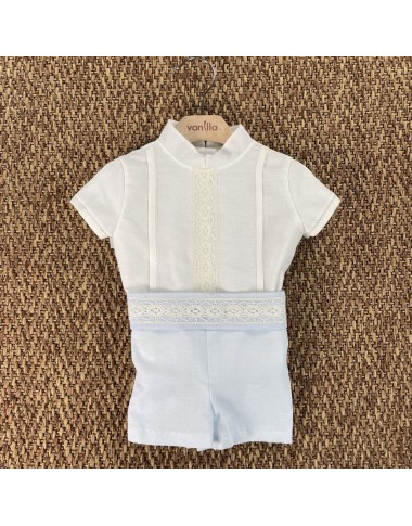 Completo elegante in lino Neonato 0/36