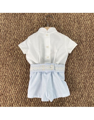 Completo elegante in lino Neonato 0/36