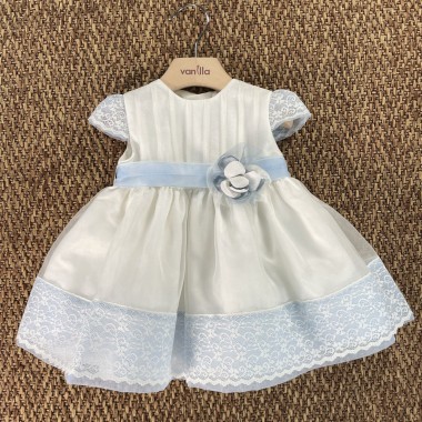 Abito elegante orlo pizzo Neonata