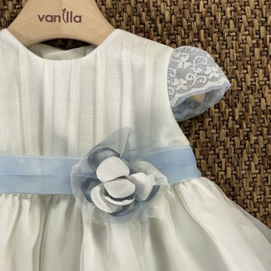 Abito elegante orlo pizzo Neonata