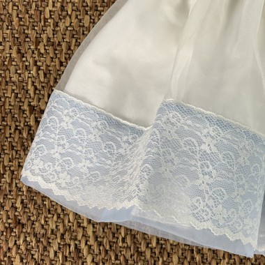 Abito elegante orlo pizzo Neonata