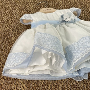 Abito elegante orlo pizzo Neonata