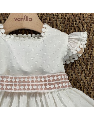 Abito elegante plumetis Neonata 0/36