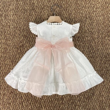 Abito elegante plumetis Neonata 0/36